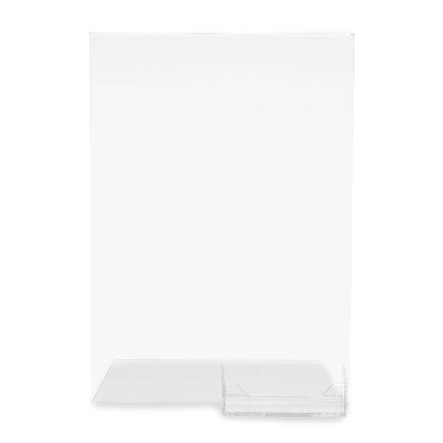 Tischaufsteller schräg