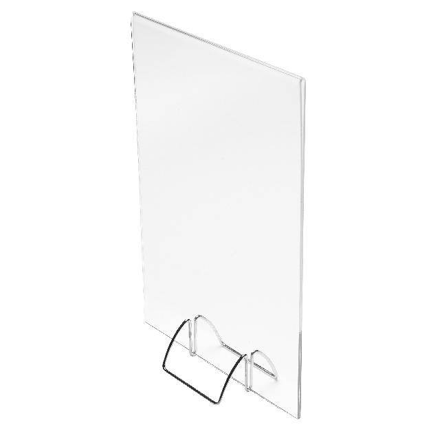 deflecto Tischaufsteller mit Metallsockel