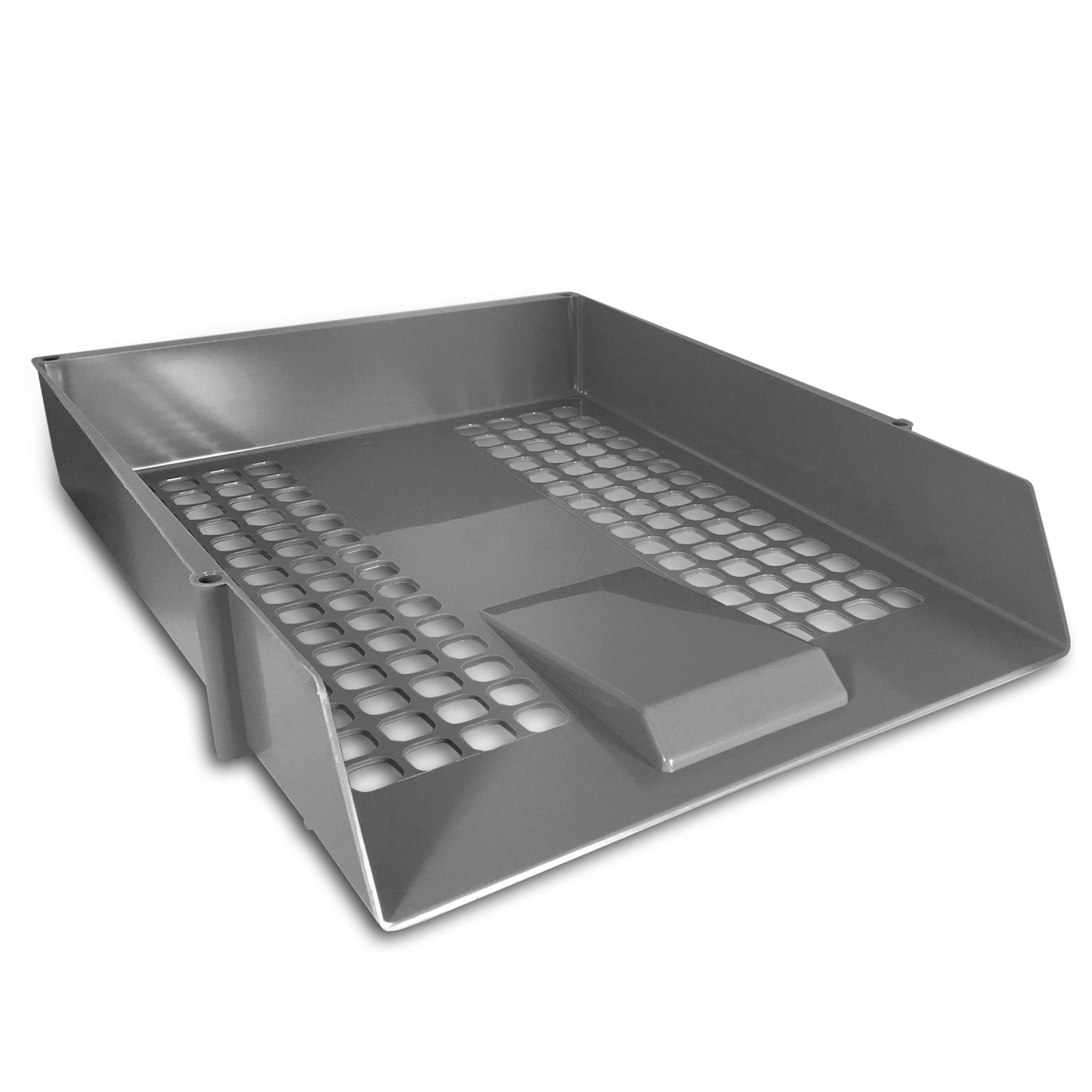 Briefablage Contract, grau 350x275x61mm