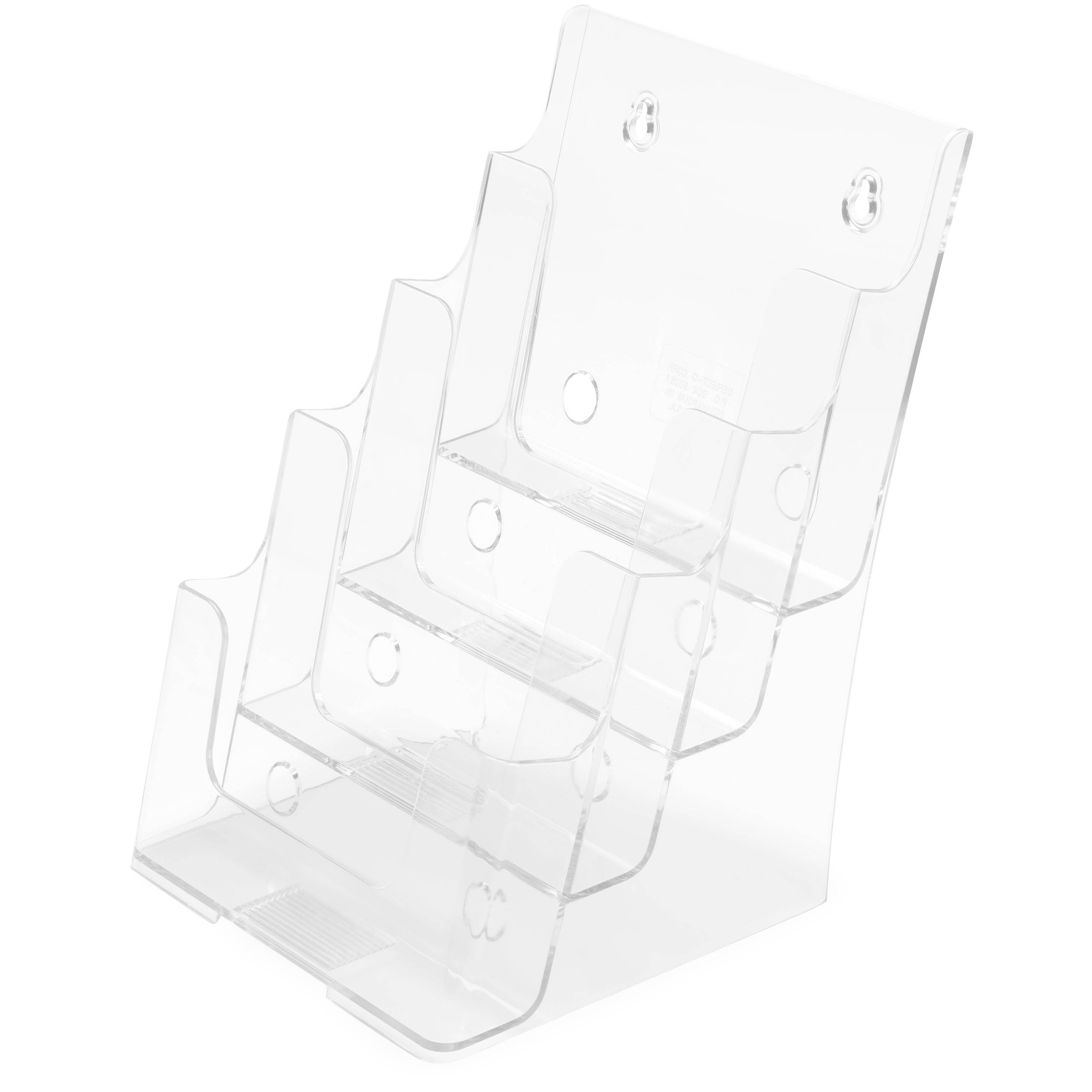 Prospekthalter Classic 4 Stufen A5 Hochformat