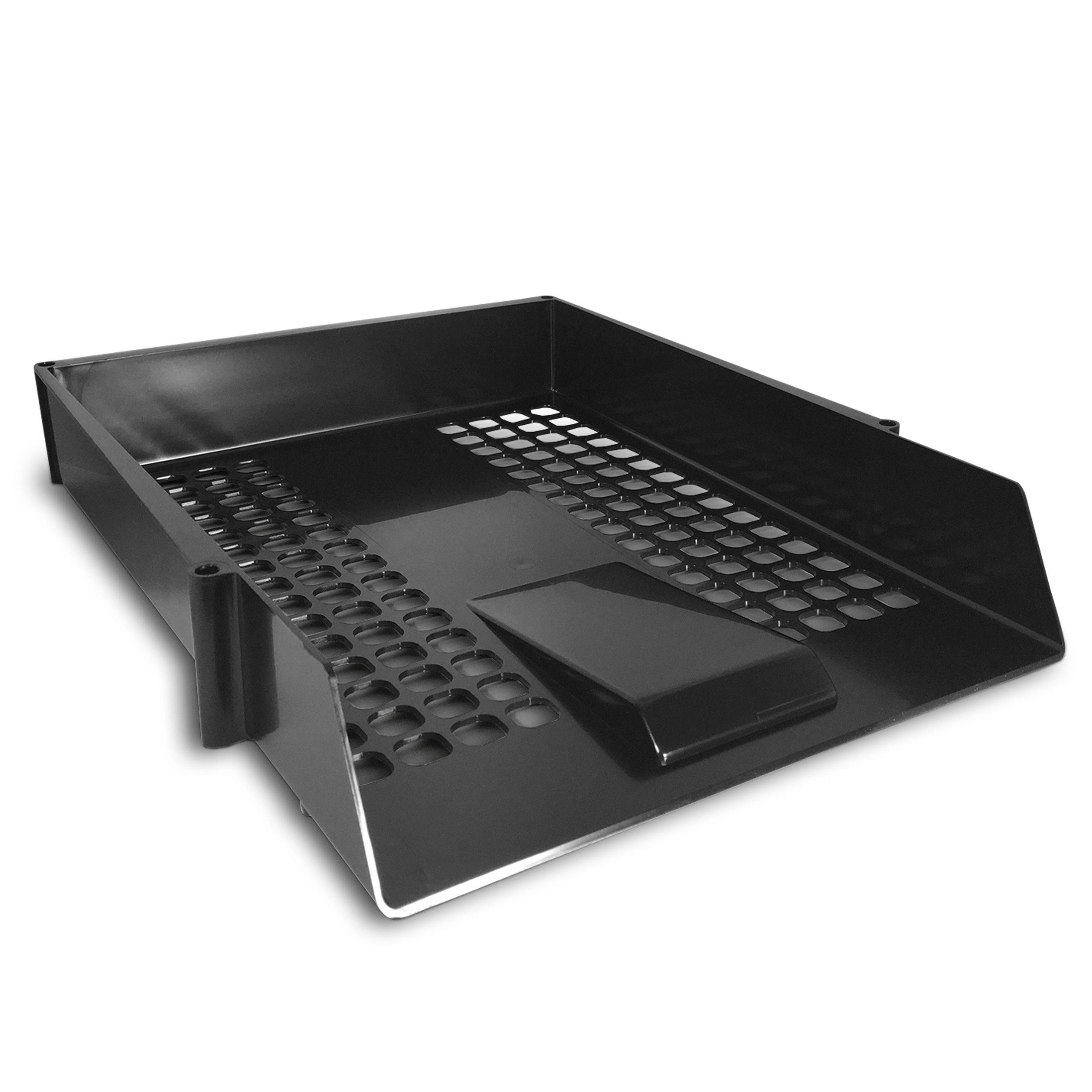 Briefablage Contract, schwarz 350x275x61mm