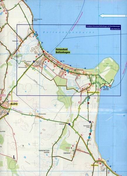 Ostseebad Boltenhagen - Klützer Winkel 1:30 000