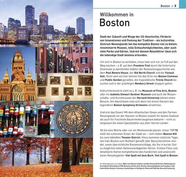 TOP10 Reiseführer Boston
