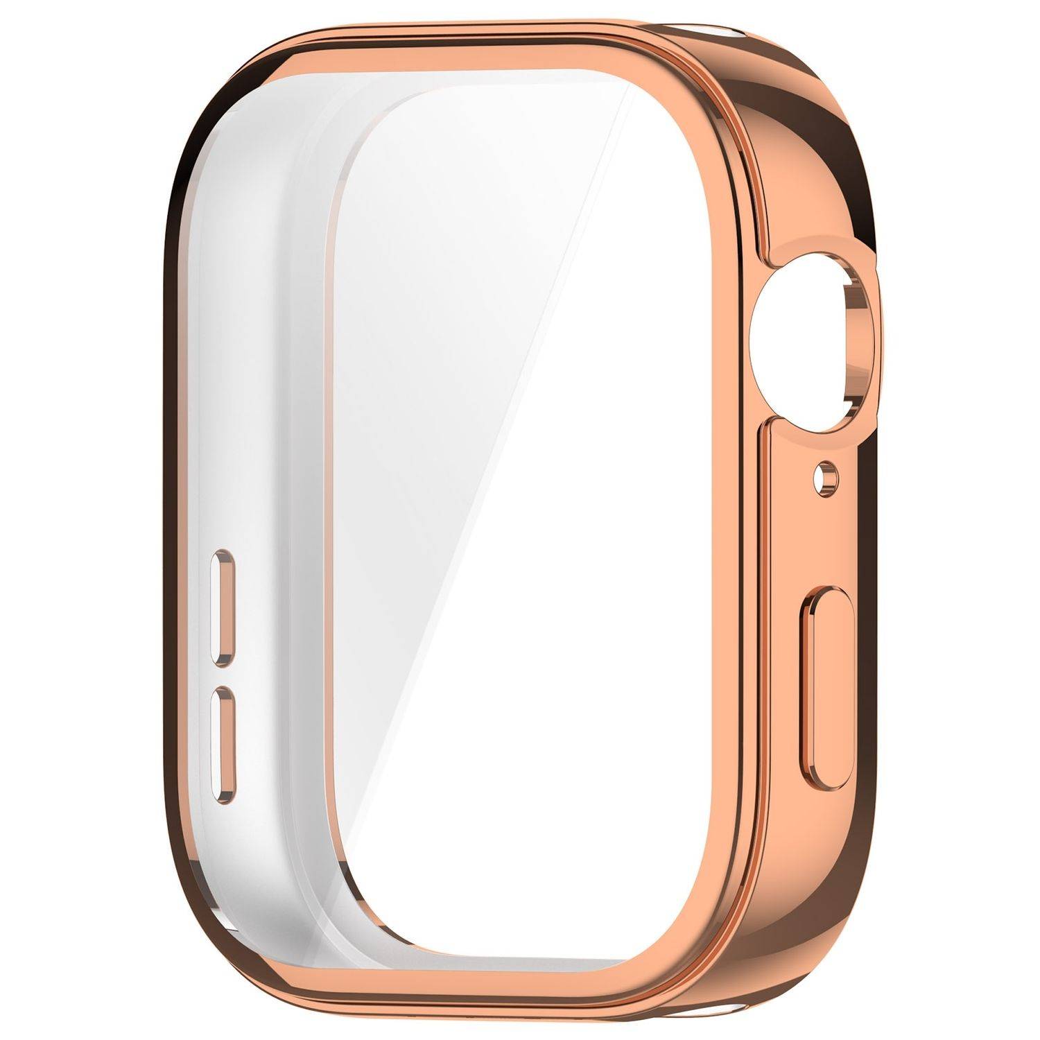 Für Huawei Watch Fit 3 Full Cover TPU Electroplated Hülle Rose Gold