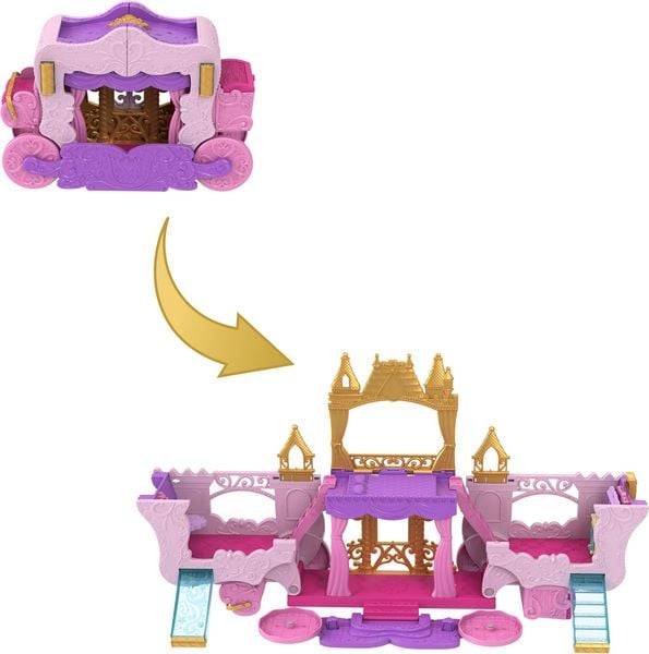 Mattel Disney Princess Kutsche-zu-Schloss Spielset ab 3 Jahre