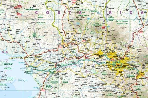 Reise Know-How Landkarte Costa Rica 1:300.000