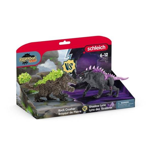 Schleich® ELDRADOR CREATURES 70827 Schattenluchs vs. Felsbrecher