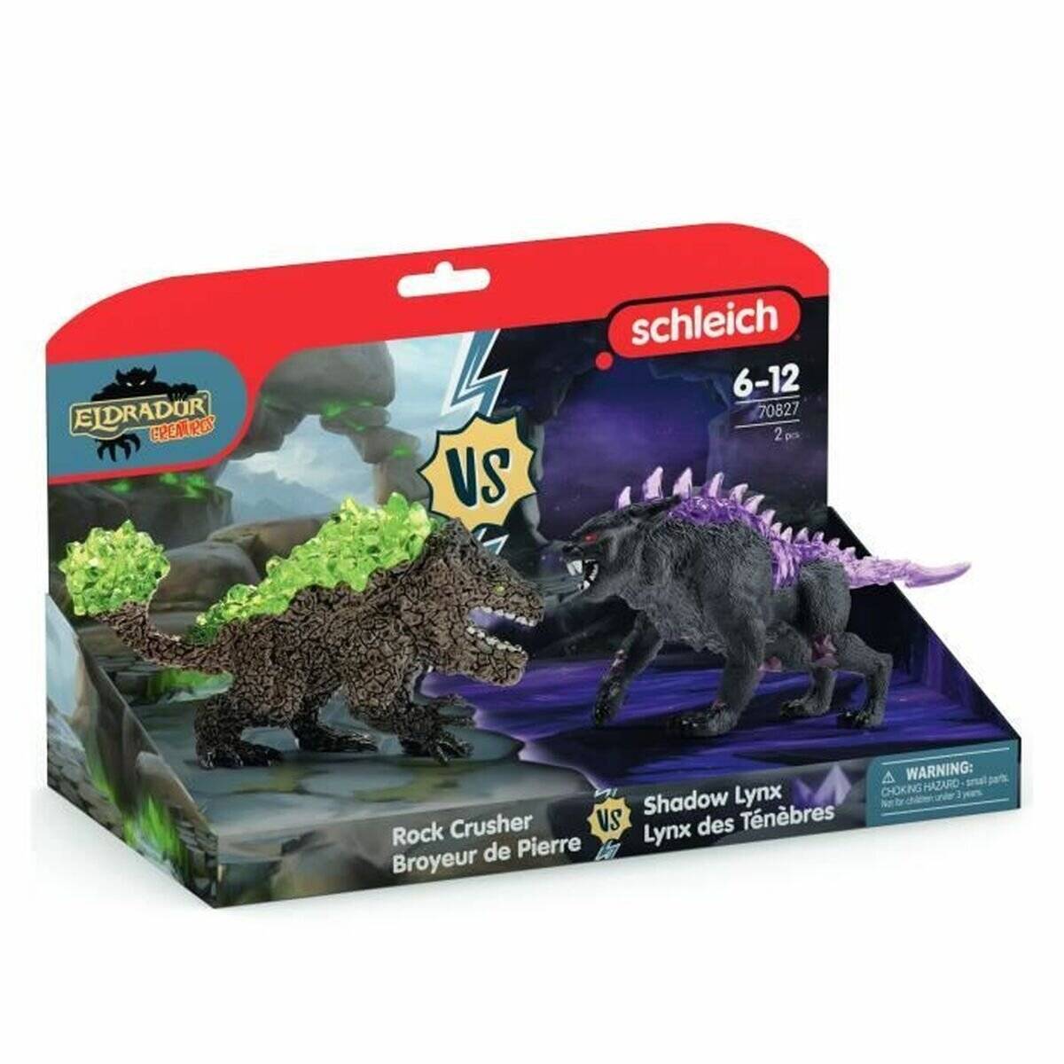 Schleich Eldrador Schattenluchs Vs Felsbrecher