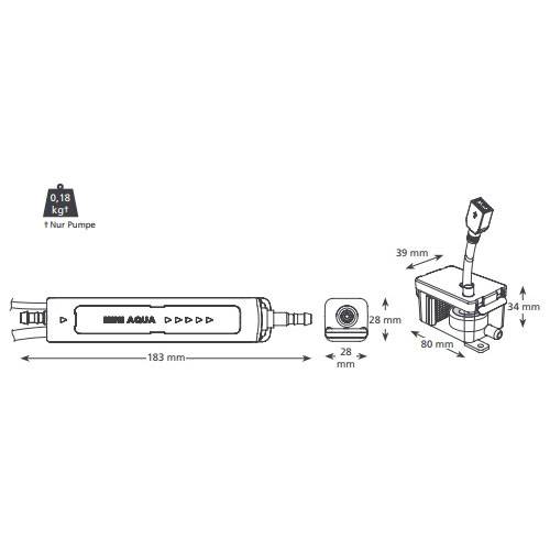 ASPEN Mini Aqua Kondensatpumpe FP2406/2 | MS-252