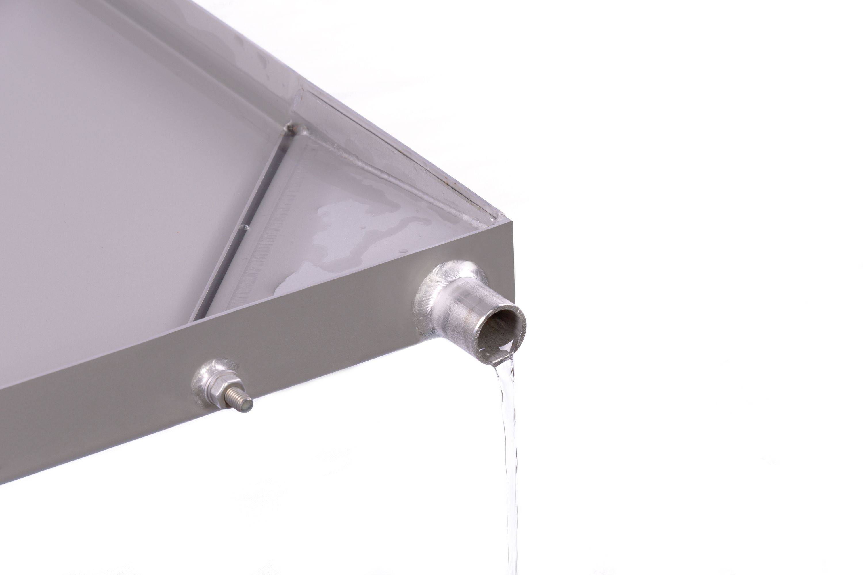 GUS CUW INOX- Ölprotektor / Ölwanne / Ölabscheider aus V2A / Edelstahl | Größe:320x900x35