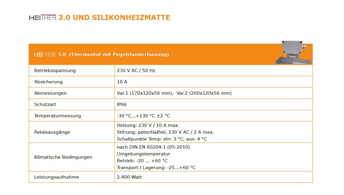 GUS Heizungsansteuerung HeiTher 3.0 | Thermostat mit Pegelstanderfassung