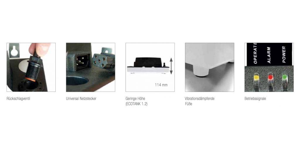 Siccom EcoTank+ 1.2 Kondensat- Behälterpumpe