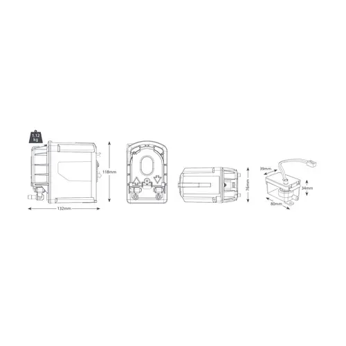 ASPEN Peri Pro+ Pumpe FP3391 mit Reservoir - Schlauchpumpe mit Alarm für Klima, Kühlung, Lüftung ASPEN Peri Pro+ Pumpe FP3391 mit Reservoir - Schlauchpumpe mit Alarm für Klima, Kühlung, Lüftung