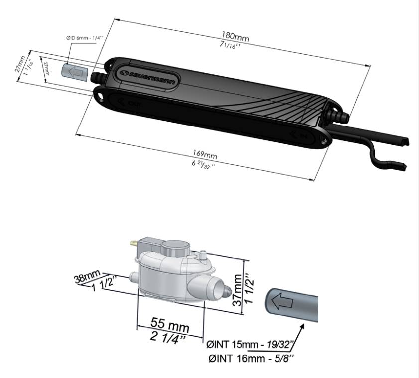 Sauermann Si-20 Kondensatpumpe für Klimaanlagen - Schwingkolbenpumpe / 20 l/h