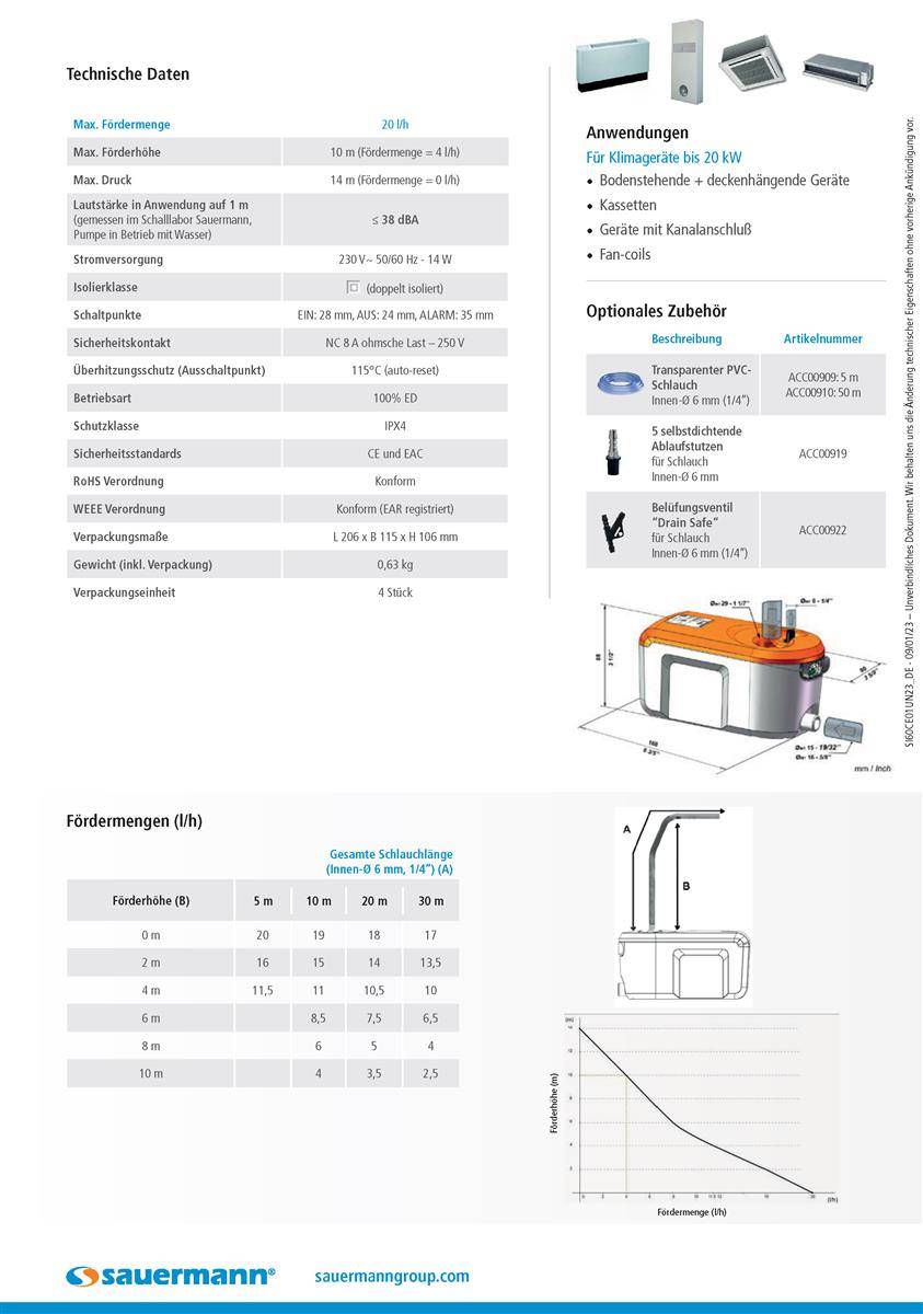 Sauermann Si-60 Schwingkolbenpumpe