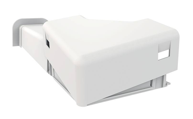 Sauermann Delta Pack Kondensatpumpe für Klimaanlagen mit Ellenbogenkanal 80 x 60 mm - 20l/h