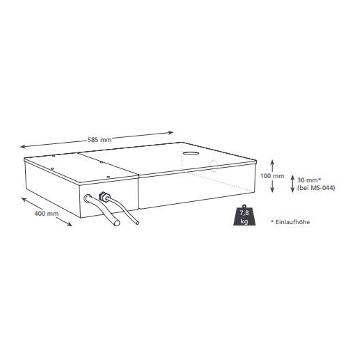Aspen Cold Cabinet Standard Top FP2119 | MS-445 Kondensatpumpe für den Kühlmöbelunterbau.