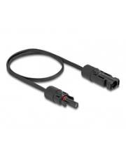Delock DL4 Solar Flachbandkabel Stecker zu Buchse 60 cm schwarz 0,6 m Schwarz