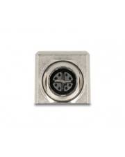 Delock M12 Adapter X-kodiert 8 Pin Buchse zu RJ45 Cat.6A STP geschirmt