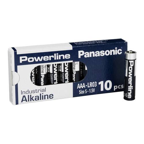PANASONIC Powerline - 1,5V Alkaline Batterie (LR03AD | AAA) - im 10er Blister