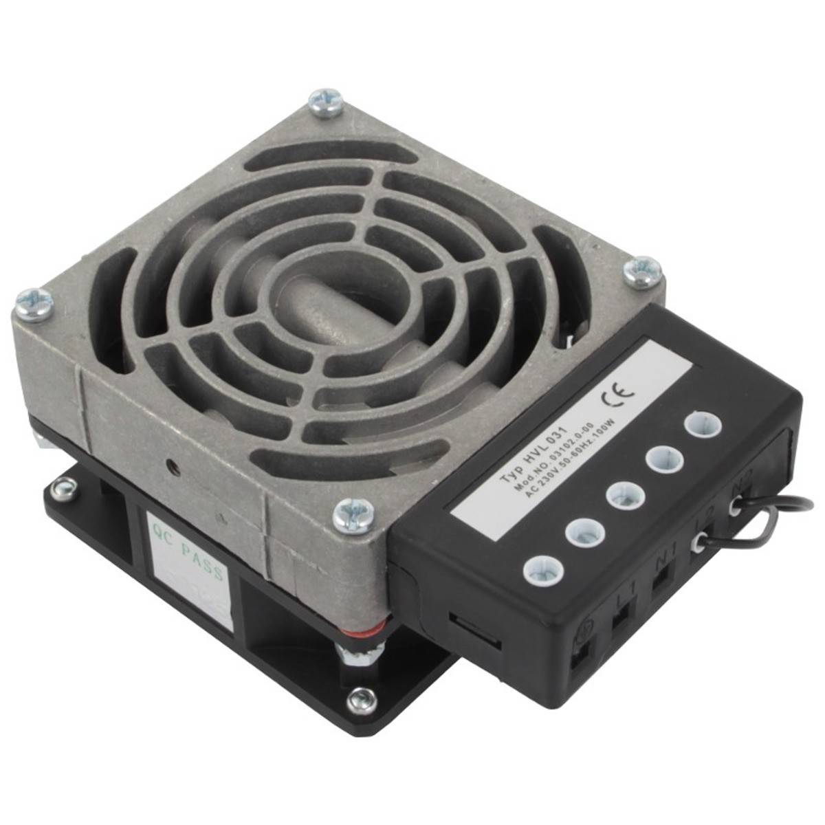 Danicom - Heizelement für Outdoor Serverschränke 100W mit Ventilator