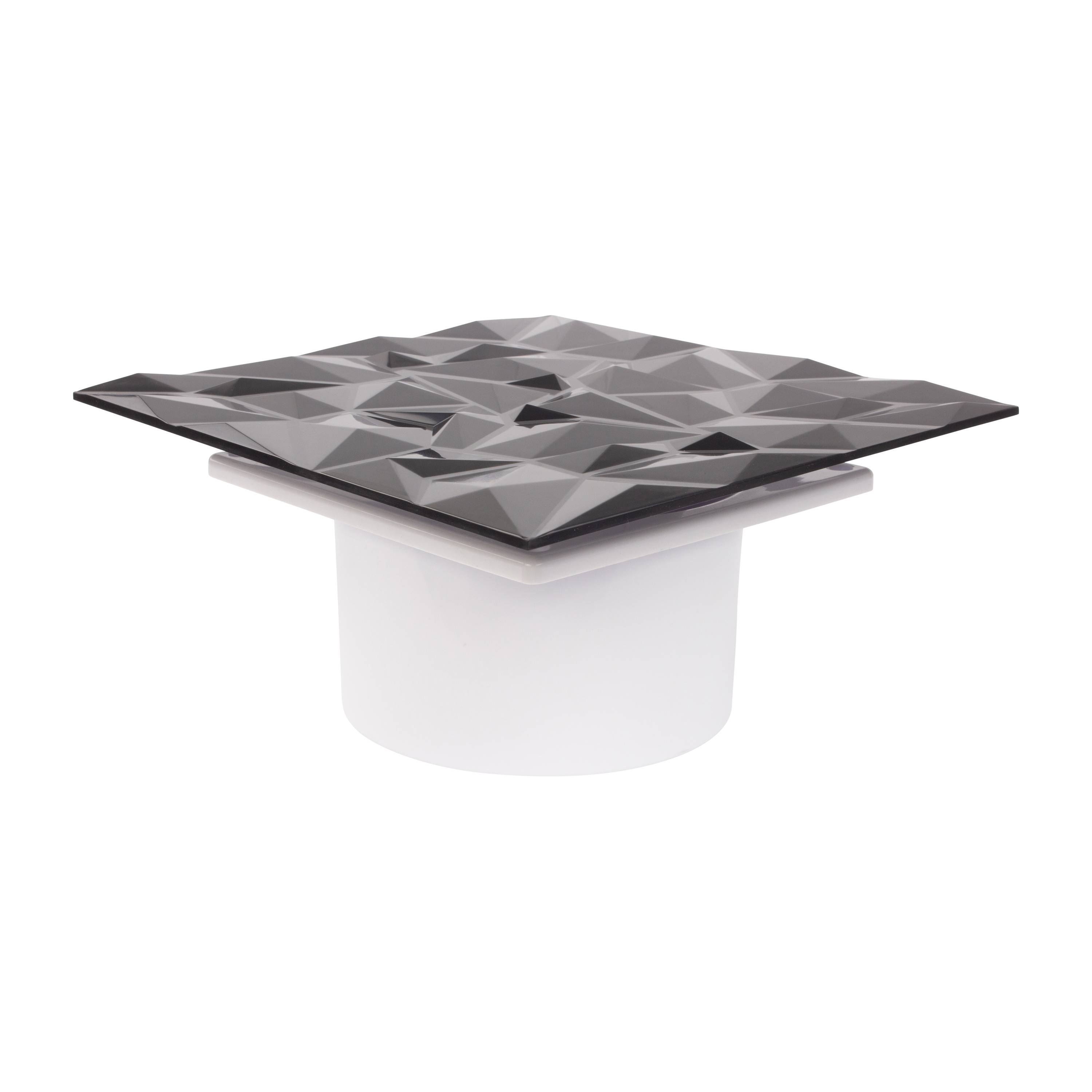 Badlüfter Wohnraumlüfter Diamant Panel anthrazit Ø 100 mm Standard