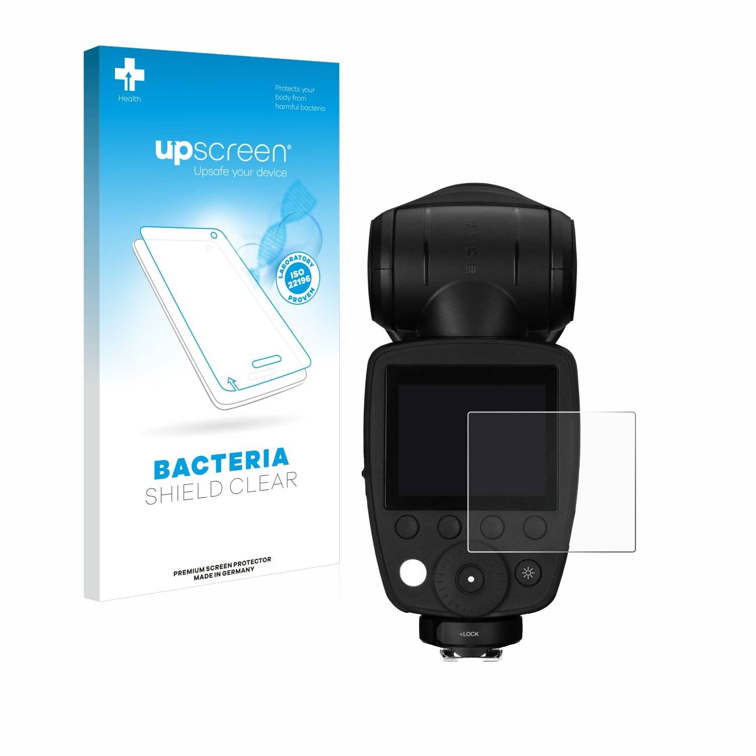 upscreen Bacteria Shield Schutzfolie für Profoto A10 -
