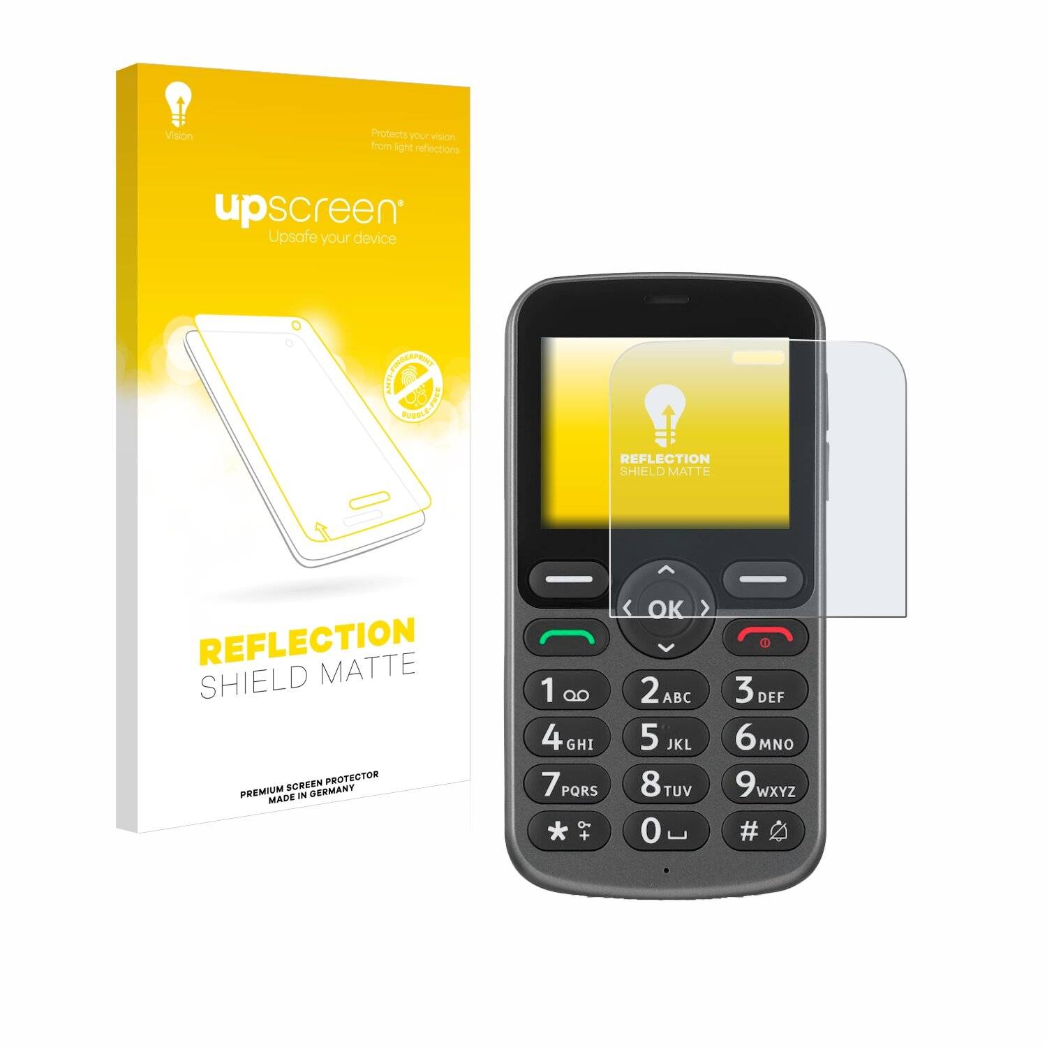 upscreen Reflection Shield Matt Schutzfolie für Doro