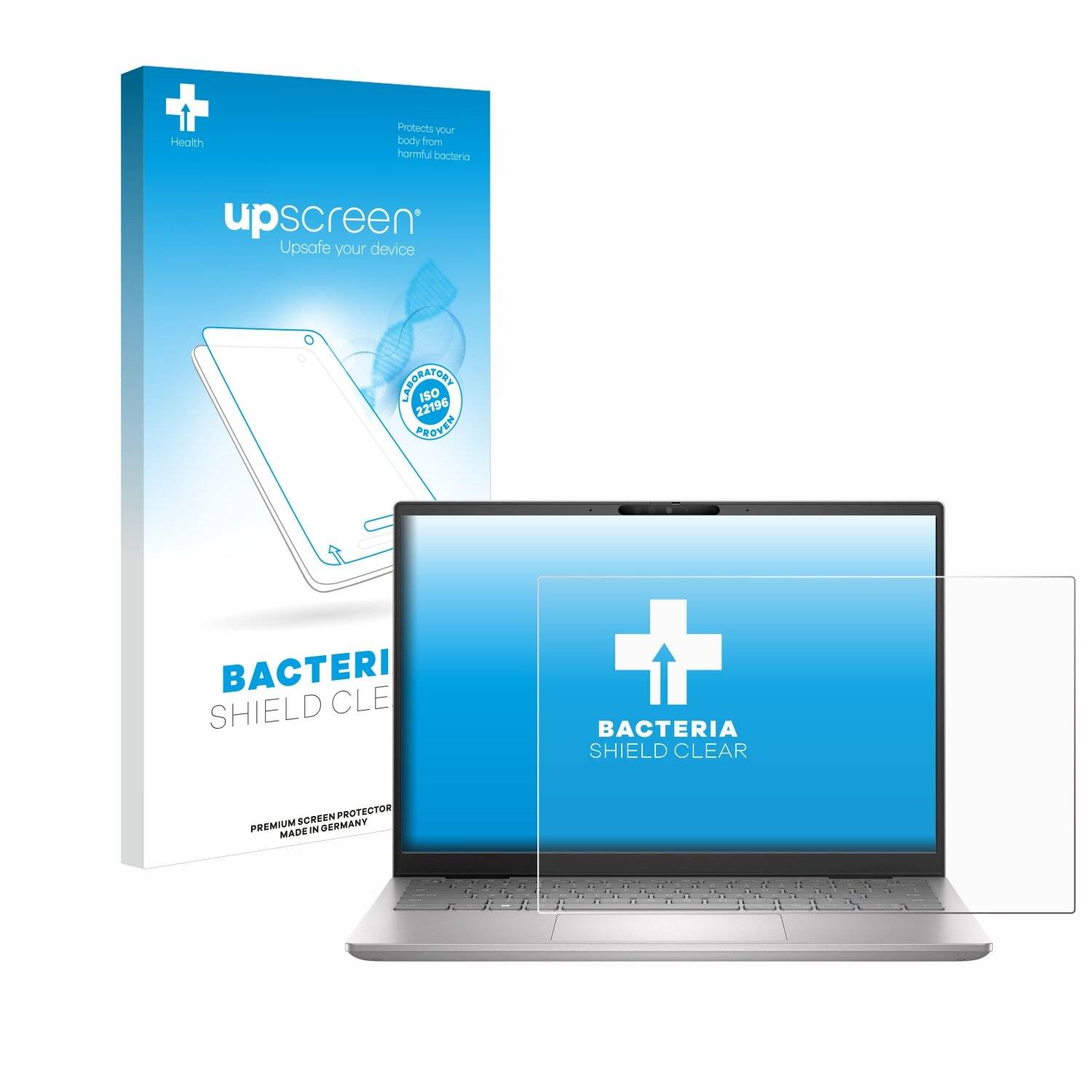 upscreen Bacteria Shield Schutzfolie für Dell Inspiron 14 Plus 7430 -