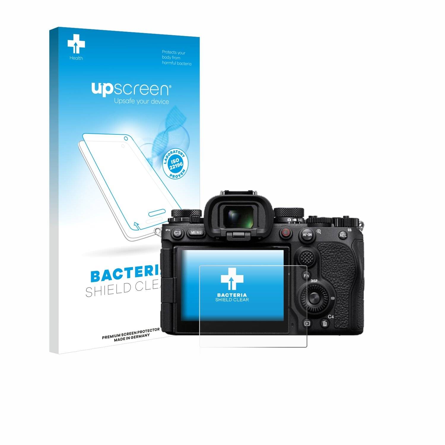 upscreen Bacteria Shield Schutzfolie für Sony Alpha 9 III -