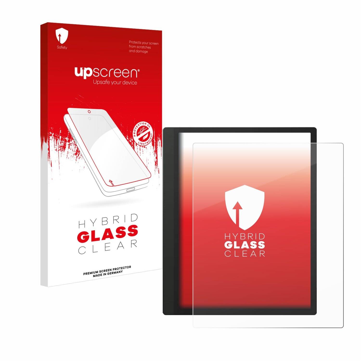 upscreen Hybrid Glas Panzer-Folie für Onyx Boox Tab Ultra