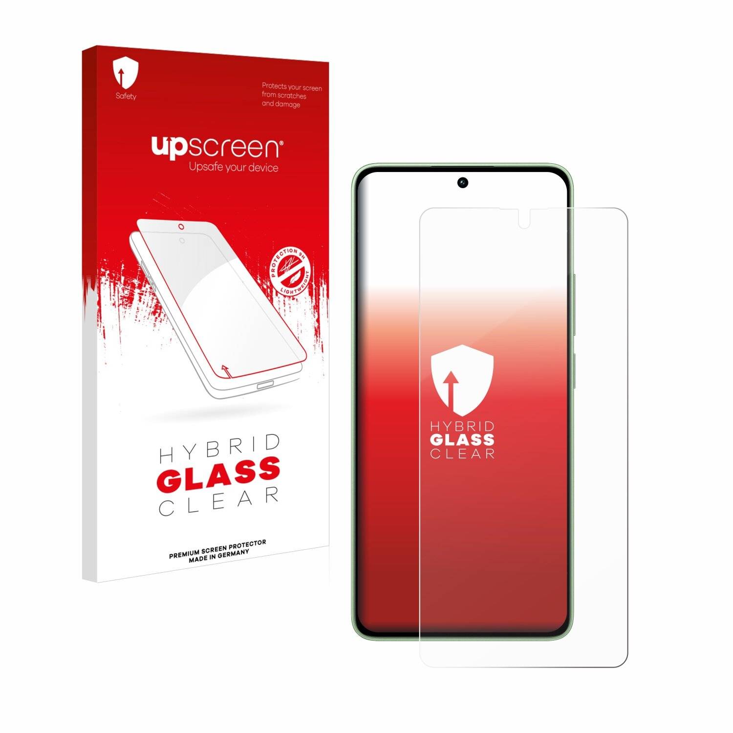 upscreen Hybrid Glas Panzer-Folie für Xiaomi Redmi Note