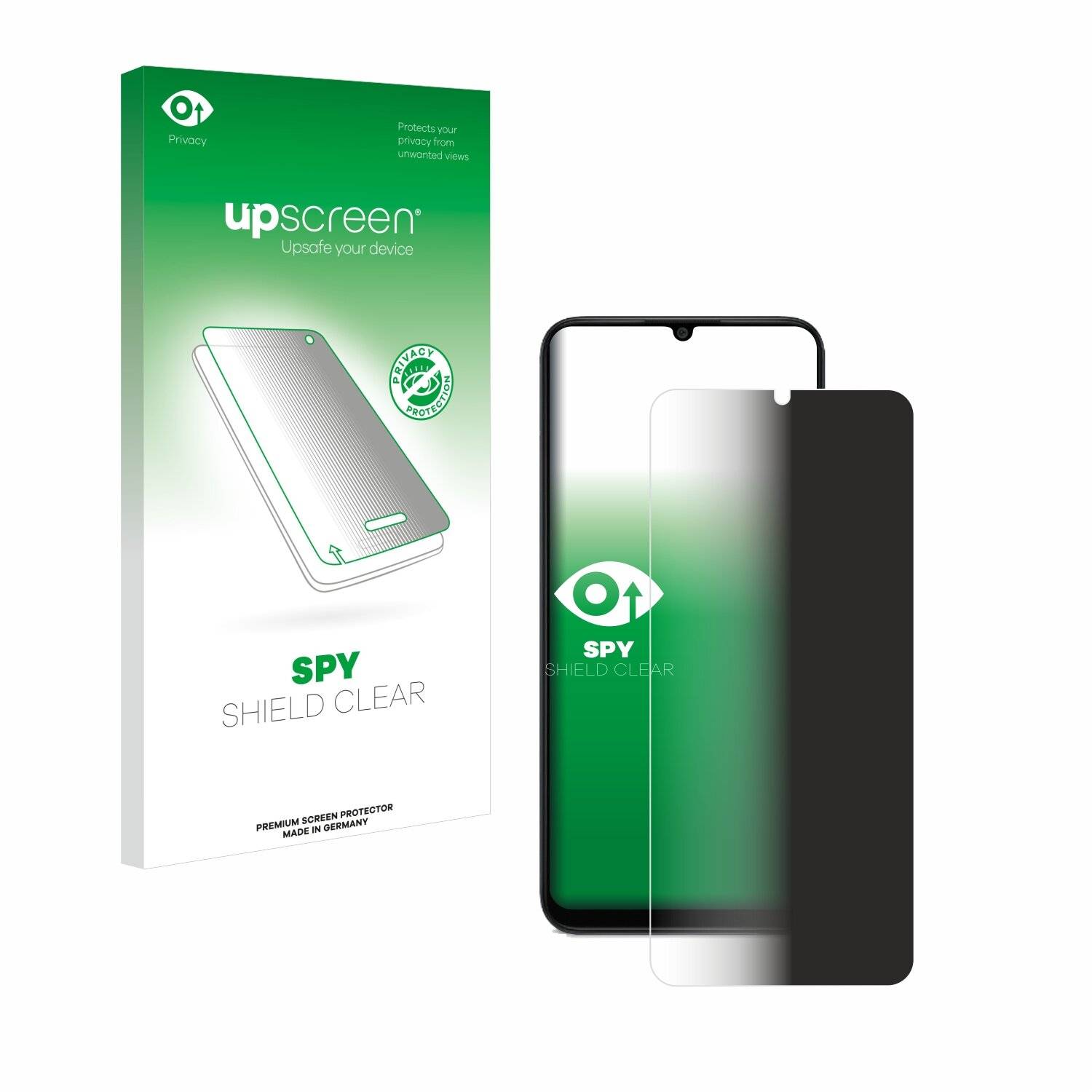 upscreen Spy Shield Sichtschutz-Folie für Samsung Galaxy
