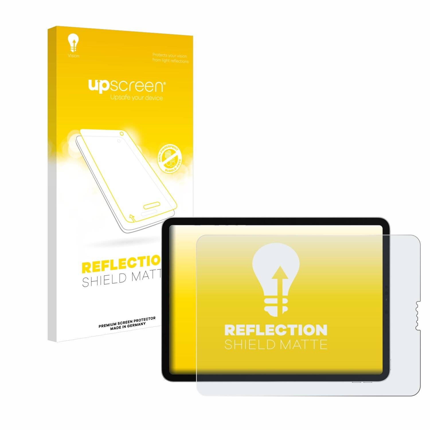 upscreen Reflection Shield Matt Schutzfolie für Apple iPad Pro 11 2018 (im