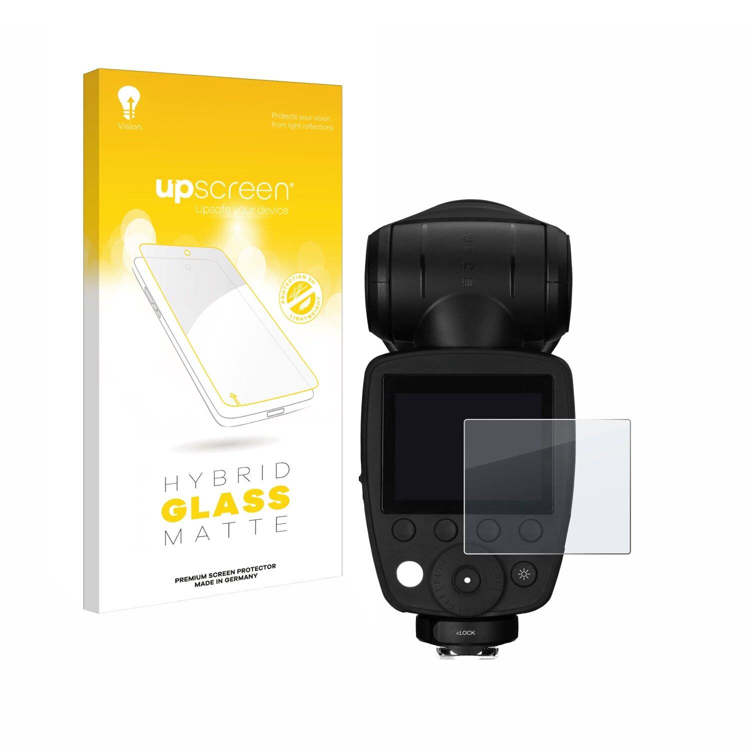 upscreen Hybrid Glas Matt Panzer-Folie für Profoto