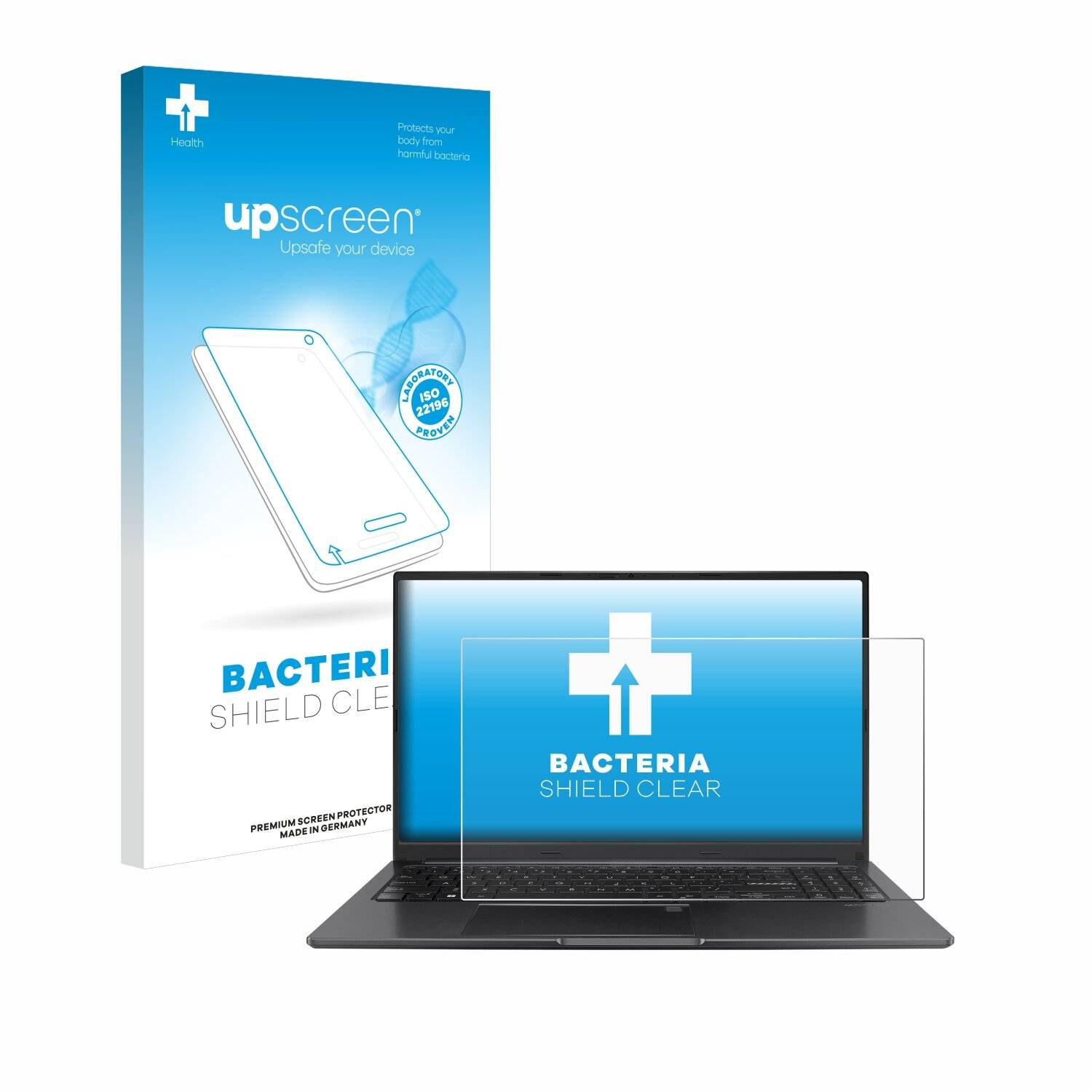 upscreen Bacteria Shield Schutzfolie für ASUS Vivobook 15 OLED -
