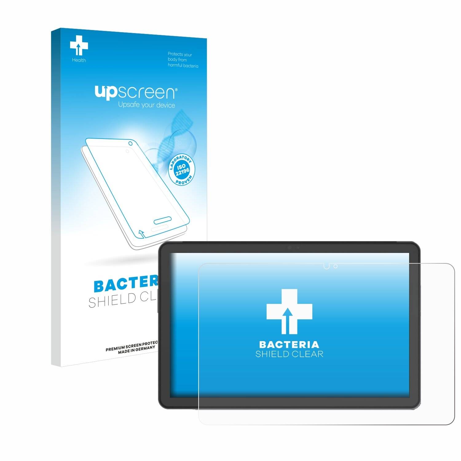 upscreen Bacteria Shield Schutzfolie für AGM Pad P1 -
