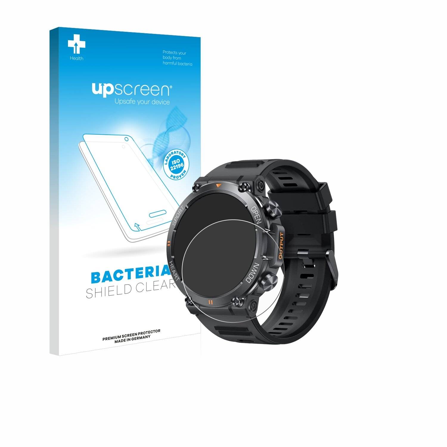 upscreen Bacteria Shield Schutzfolie für GaWear K56-PRO 1.39 -