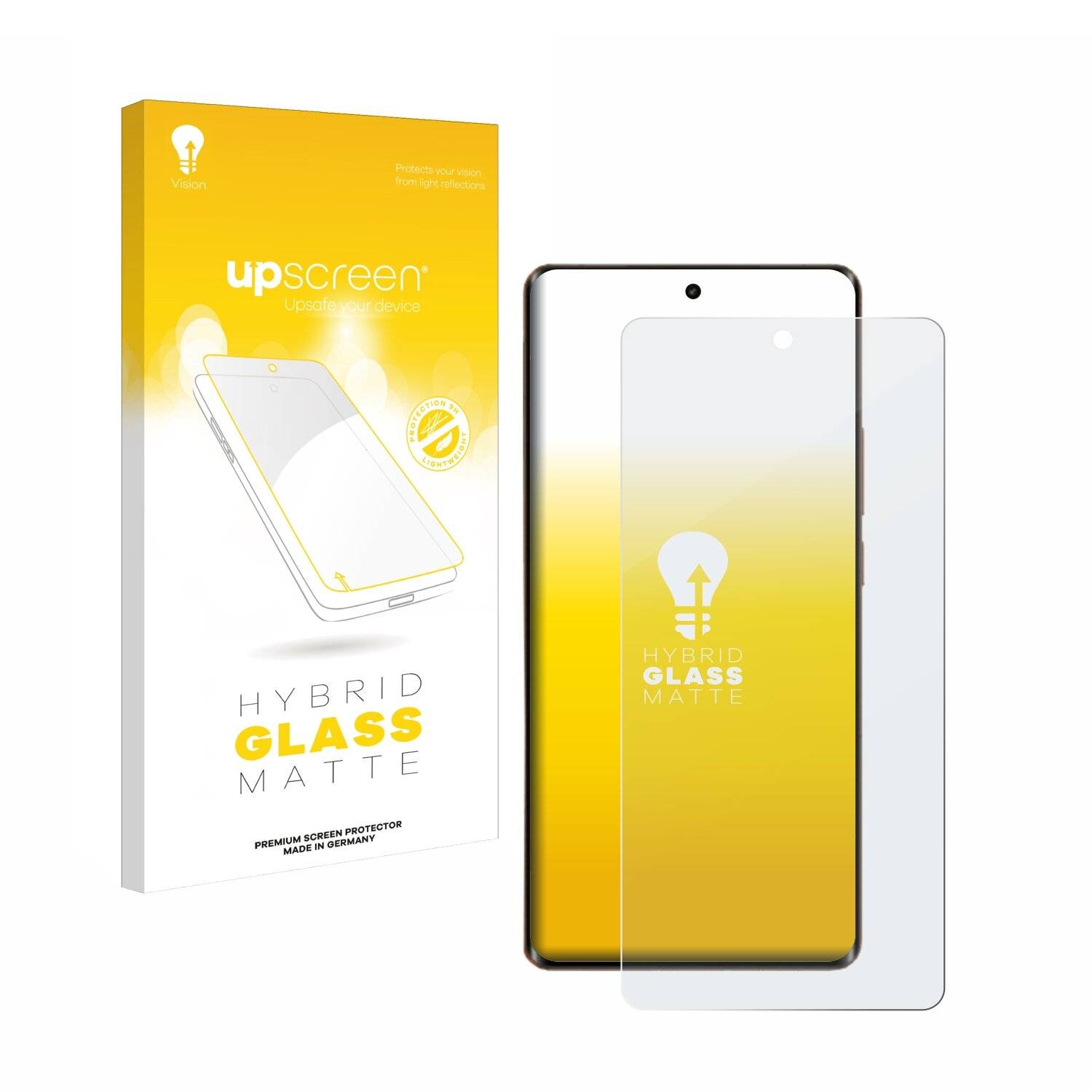 upscreen Hybrid Glas Matt Panzer-Folie für realme GT5