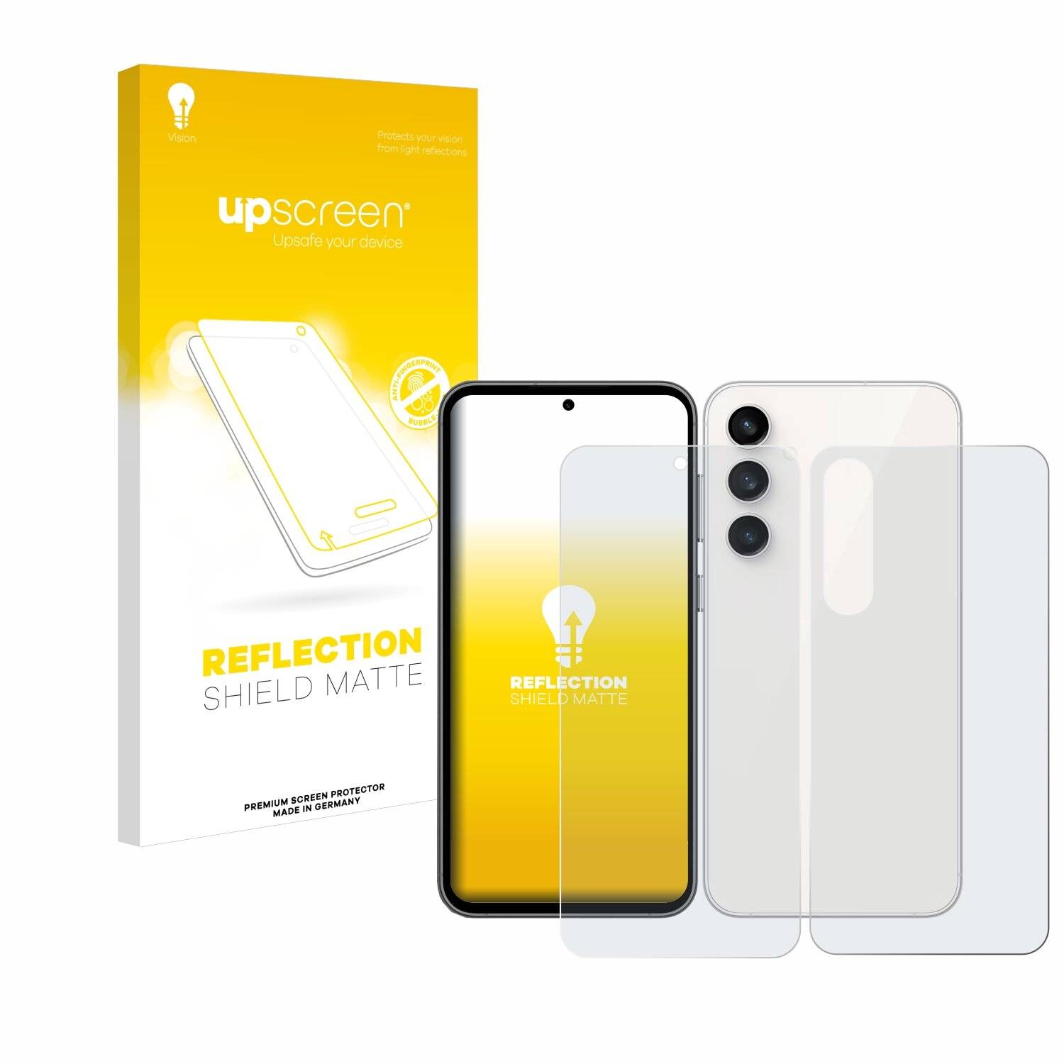 upscreen Reflection Shield Matt Schutzfolie für Samsung Galaxy S23 FE