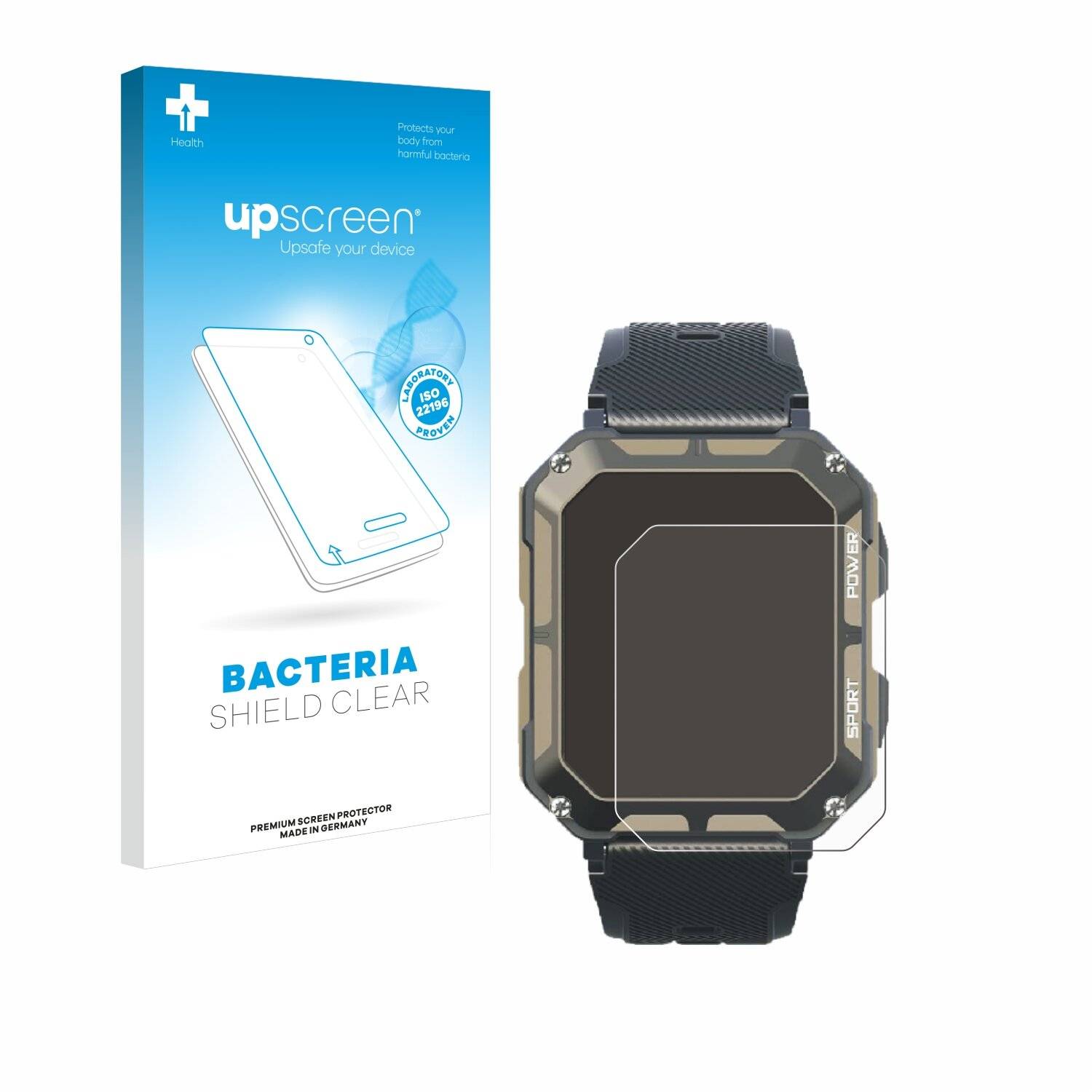upscreen Bacteria Shield Schutzfolie für Blackview C20Pro 1.83 -