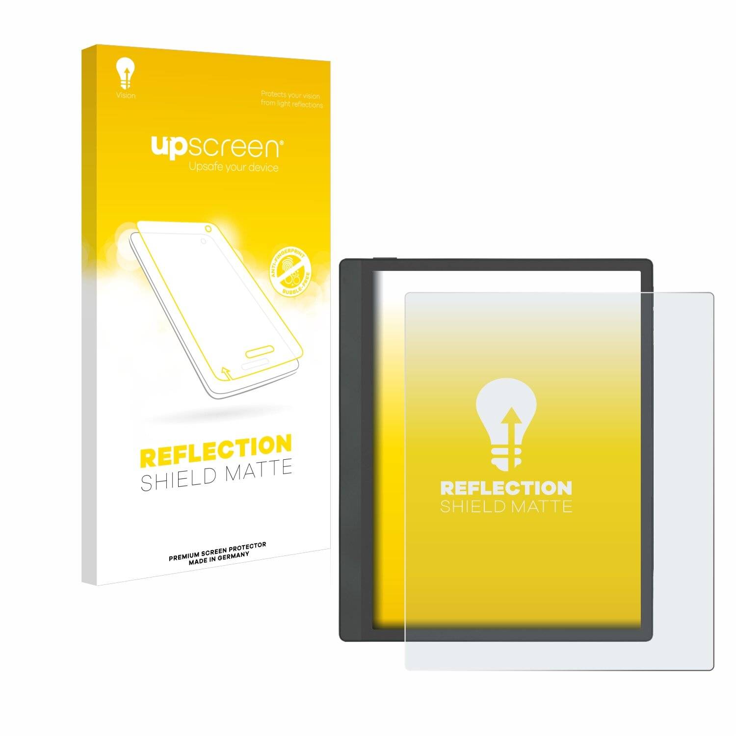 upscreen Reflection Shield Matt Schutzfolie für Onyx Boox Tab Ultra C