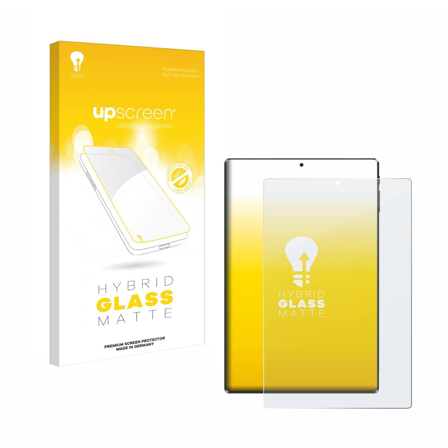 upscreen Hybrid Glas Matt Panzer-Folie für Simplori