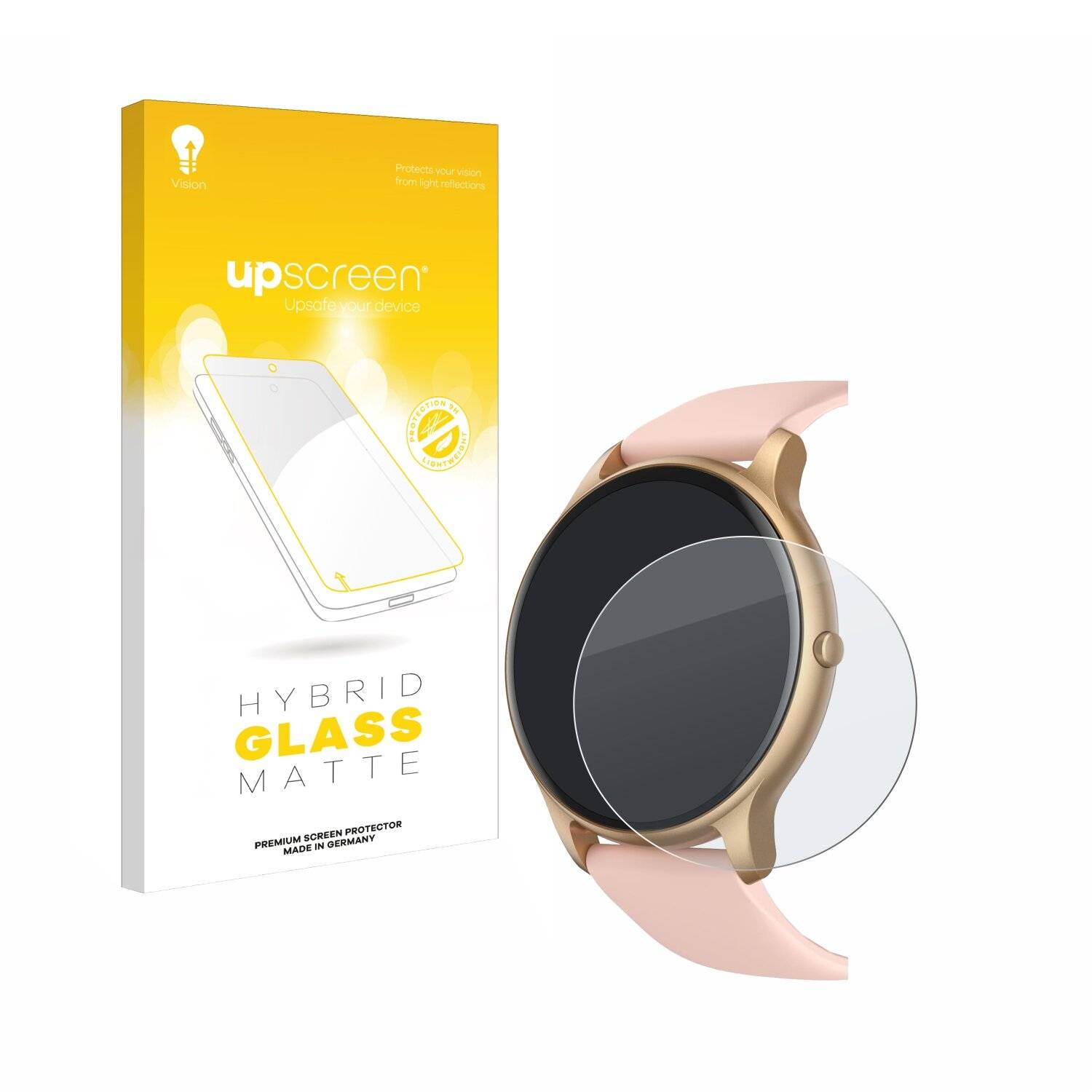 upscreen Hybrid Glas Matt Panzer-Folie für AGPtek SR2