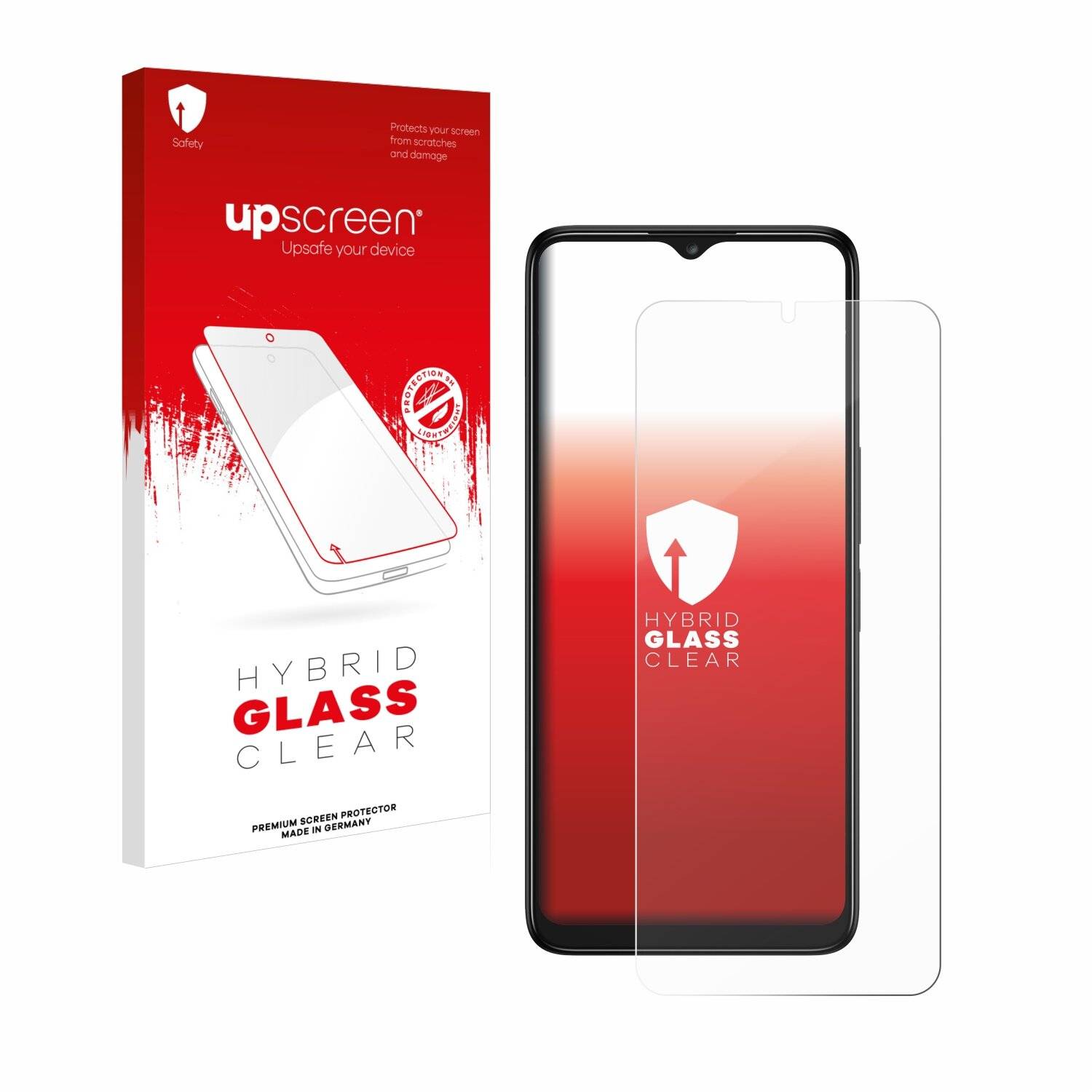 upscreen Hybrid Glas Panzer-Folie für TCL 40 R
