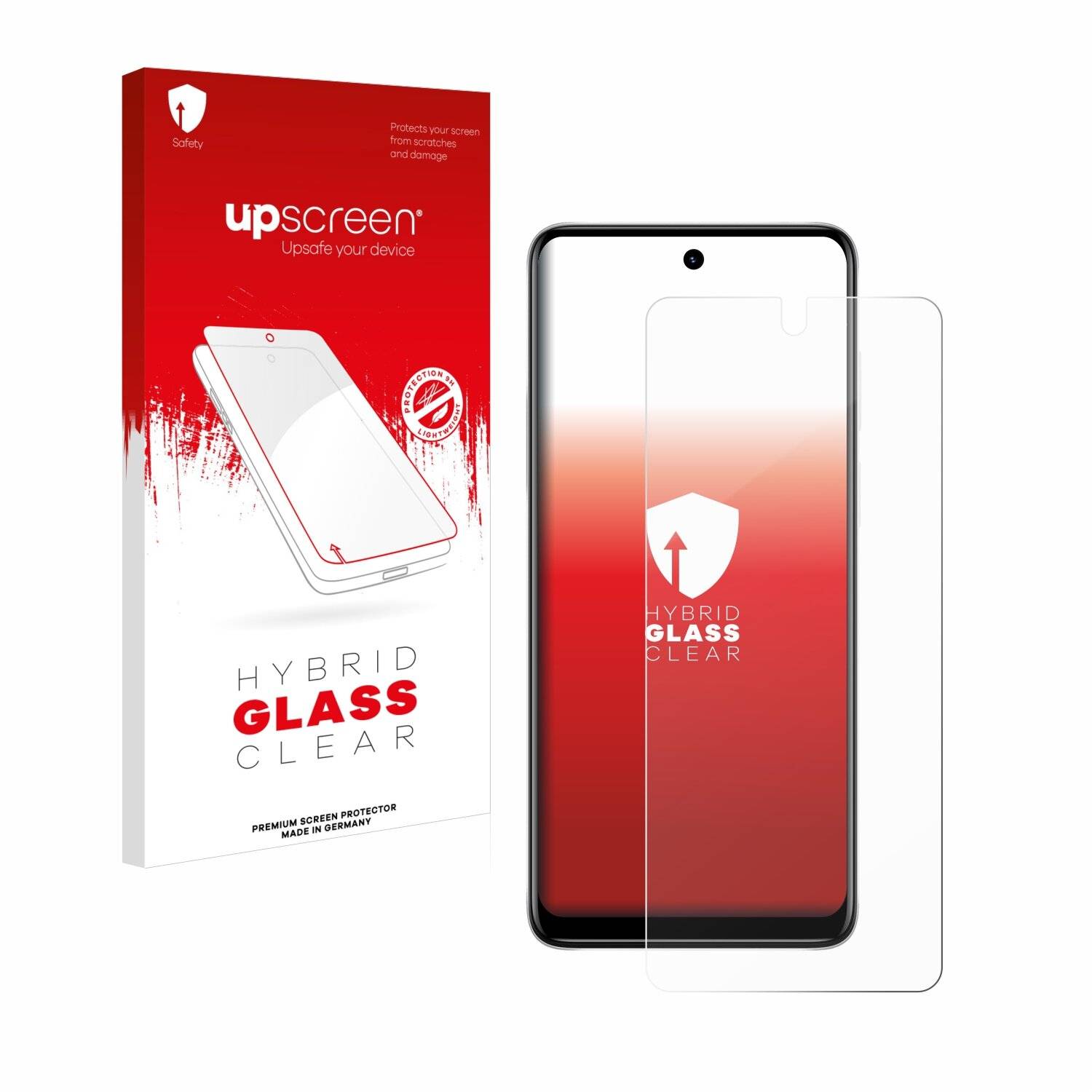 upscreen Hybrid Glas Panzer-Folie für Motorola Moto