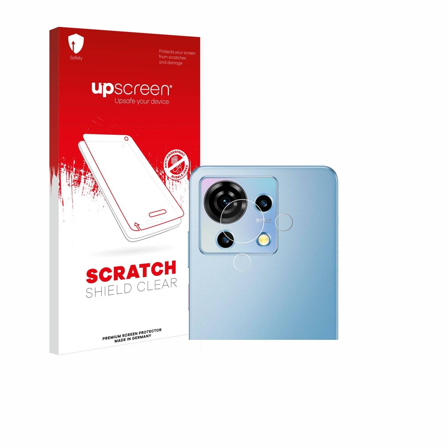 upscreen Scratch Shield Schutzfolie für ZTE Blade V50 Vita (NUR