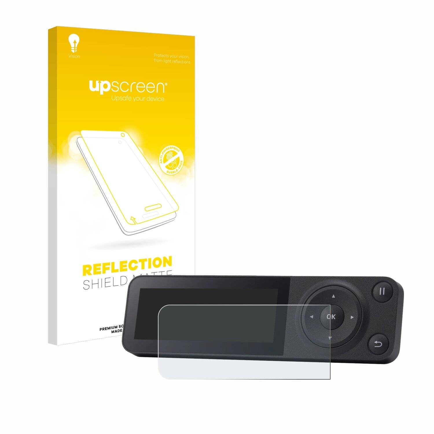 upscreen Reflection Shield Matt Schutzfolie für Bambu Lab P1P 3D