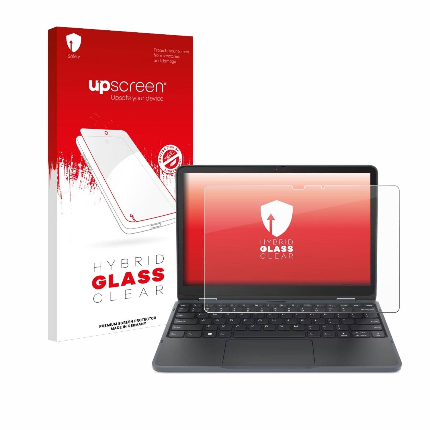 upscreen Hybrid Glas Panzer-Folie für Lenovo 300w Yoga 11 (4.