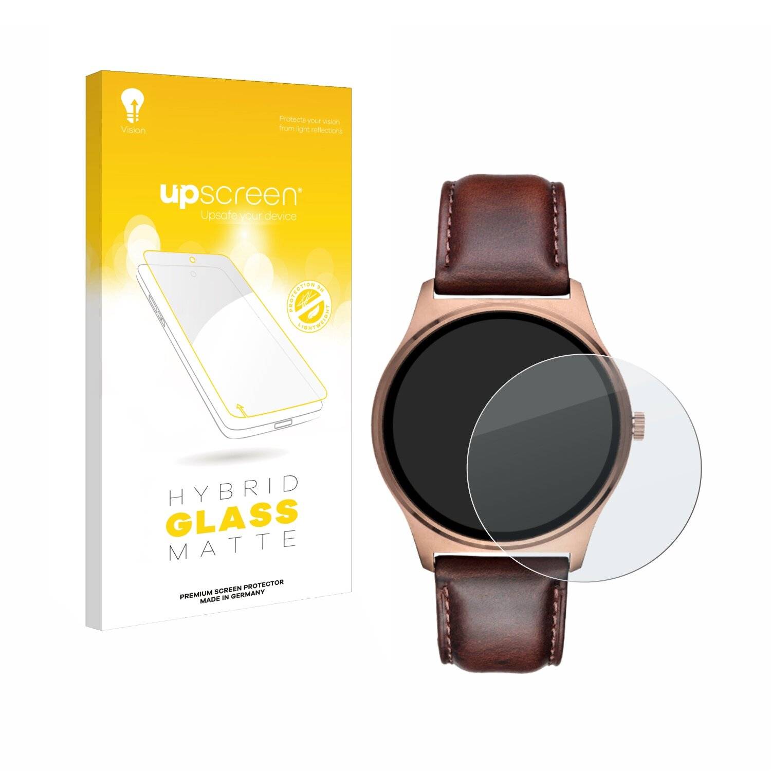 upscreen Hybrid Glas Matt Panzer-Folie für Xcoast QIN XC